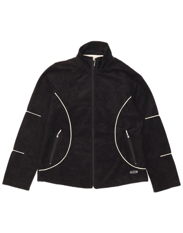 Brugi Γυναικείο Fleece Jacket UK 12 Medium Black Polyester