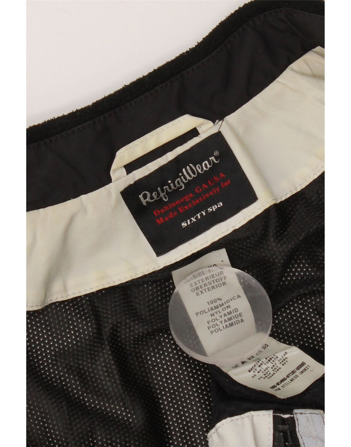 Refrigiwear Γυναικείο μπουφάν βροχής UK 14 Large White Polyamide