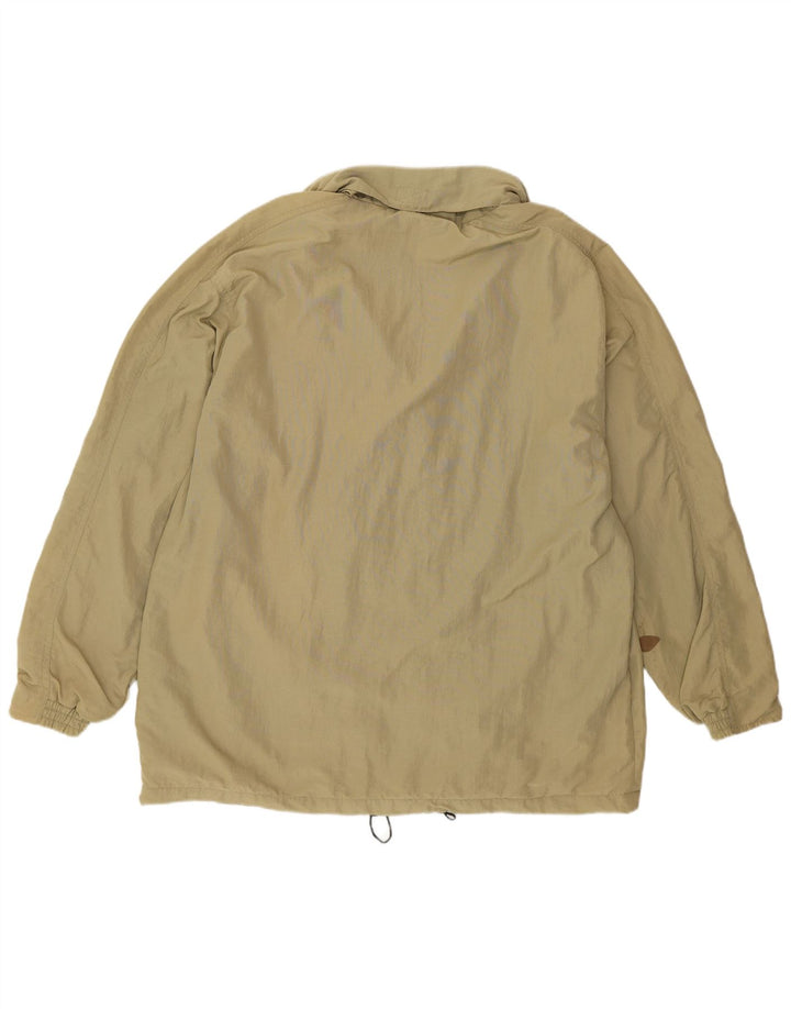 Diadora Ανδρικό μπουφάν βροχής με κουκούλα UK 38 Medium Khaki Polyamide