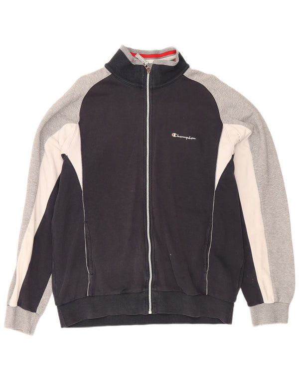 Ανδρική φόρμα Champion Top Jacket XL Navy Blue Colorblock Cotton