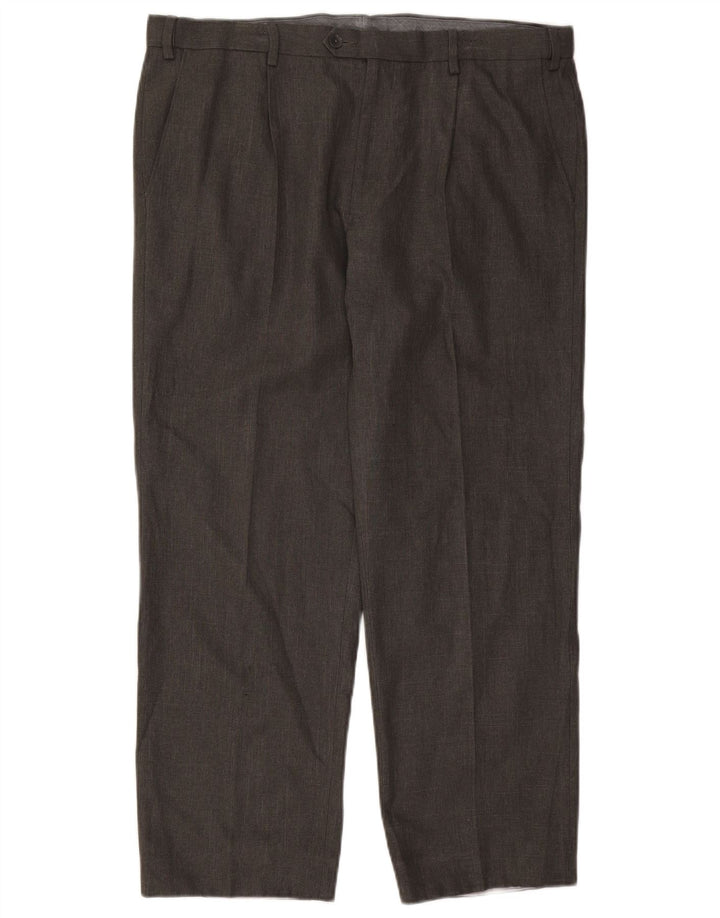 Marks & Spencer Ανδρικό παντελόνι κανονικό κοστούμι W38 L29 Γκρι πολυεστέρας
