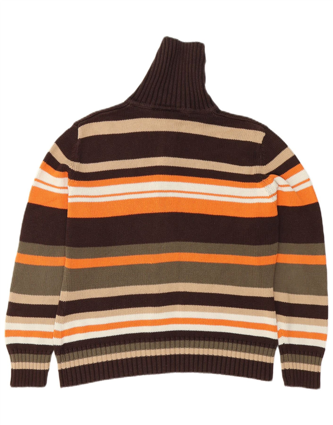 Γυναικείο πουλόβερ VINTAGE Ζακέτα UK 14/16 Μεγάλη πολύχρωμη ριγέ