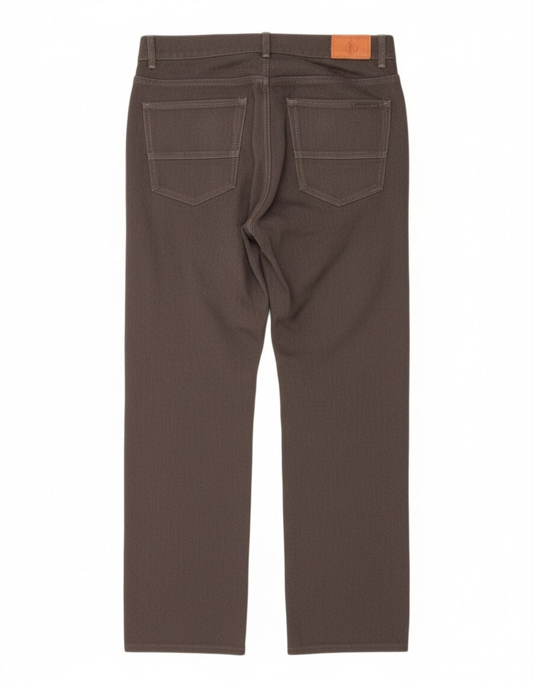 Γυναικείο ίσιο casual παντελόνι Trussardi W33 L29 Grey Polyester
