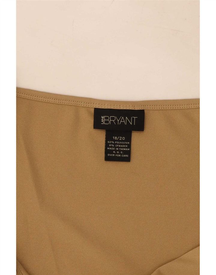 Bryant Womens Cami Top UK 18/20 XL Beige Polyester