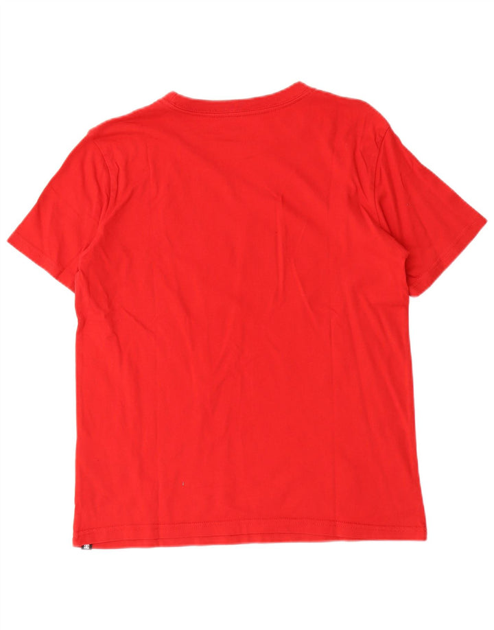 DC Boys Graphic T-Shirt Top 13-14 ετών μεγάλο κόκκινο βαμβακερό