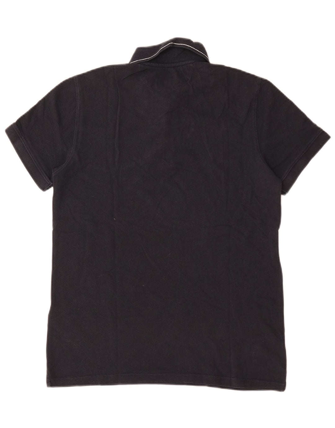 Ανδρικό πουκάμισο πόλο Massimo Dutti, Βαμβακερό μεσαίο ναυτικό