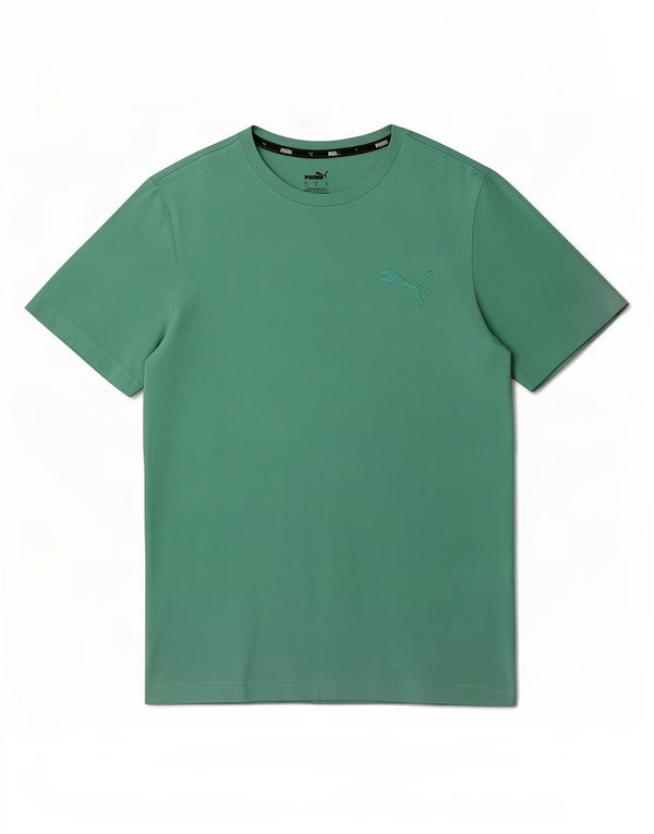 Puma Ανδρικό T-Shirt Top Μικρό πράσινο βαμβακερό