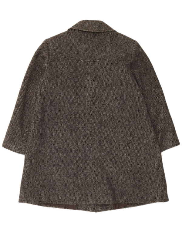 Vintage γυναικείο διπλό παλτό UK 16 Large Grey Wool