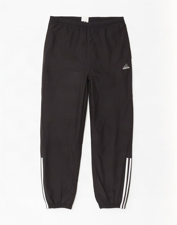 Adidas Ανδρική φόρμα παντελόνι UK 42/44 Large Black Polyester Sports