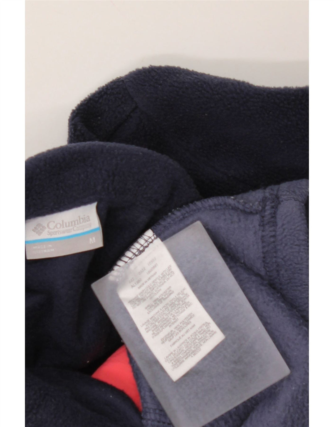 Γυναικείο φλις άλμα με φερμουάρ COLUMBIA UK 14 Medium Navy Blue Colourblock