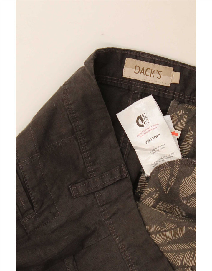 Ανδρικό παντελόνι Dack's Slim Cargo Large W34 L32 Γκρι λινό