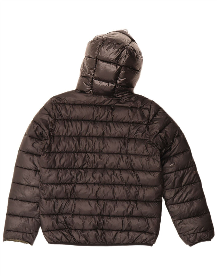 Champion Boys Hooded Jacket 13-14 Years XL Μαύρο