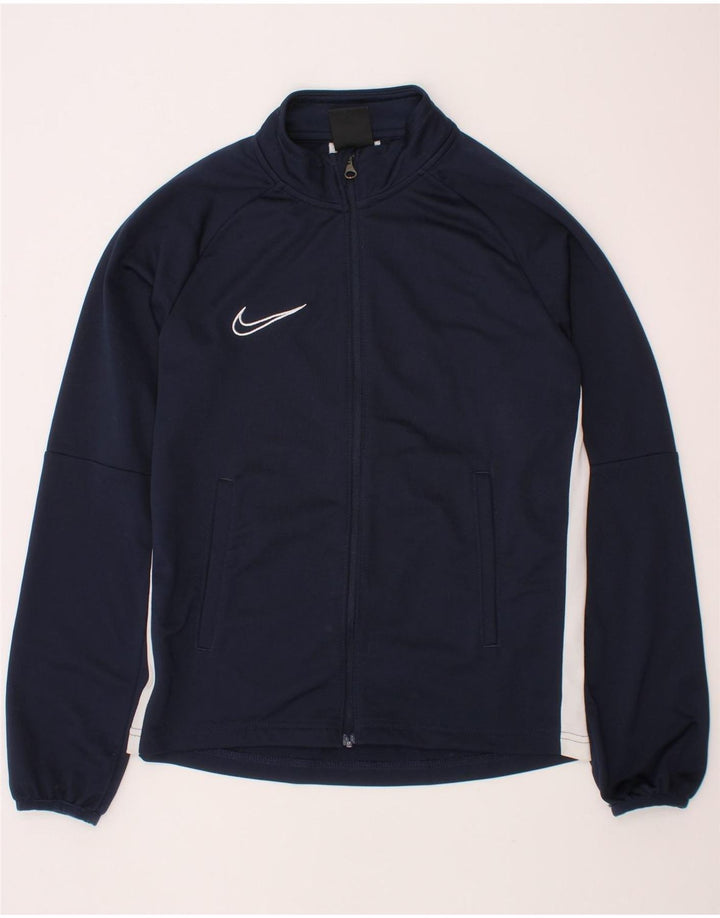 Μπουφάν NIKE Boys Dri Fit αθλητική φόρμα 10-11 ετών μεσαίο ναυτικό μπλε