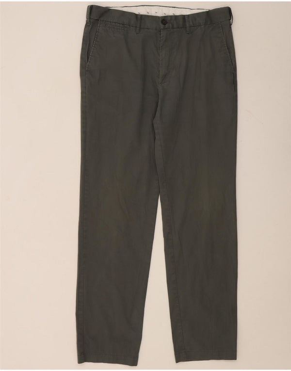 Marks & Spencer Γυναικείο παντελόνι Chino με κανονική εφαρμογή W36 L33 Πράσινο βαμβακερό