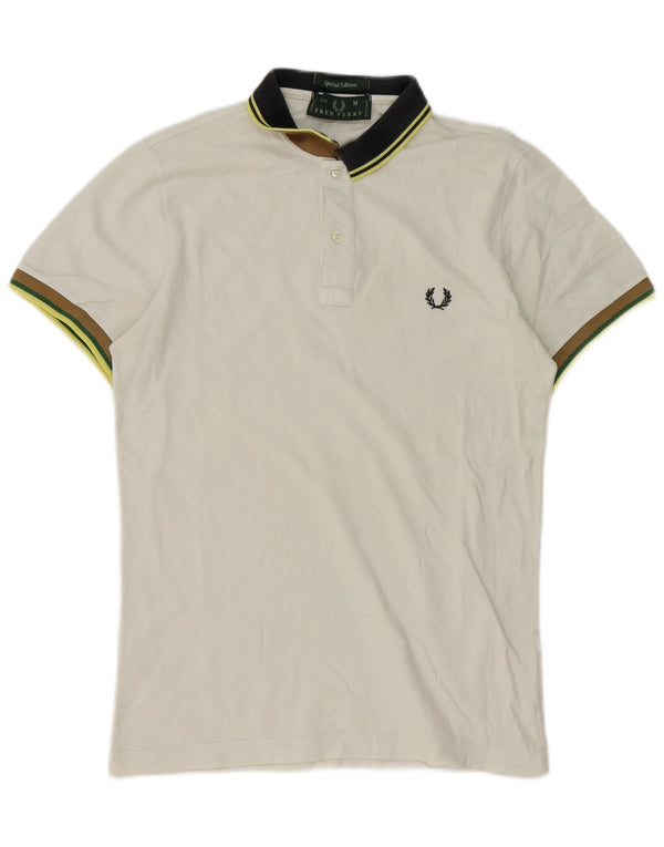 Fred Perry Ανδρικό πουκάμισο πόλο από μεσαίο λευκό βαμβάκι