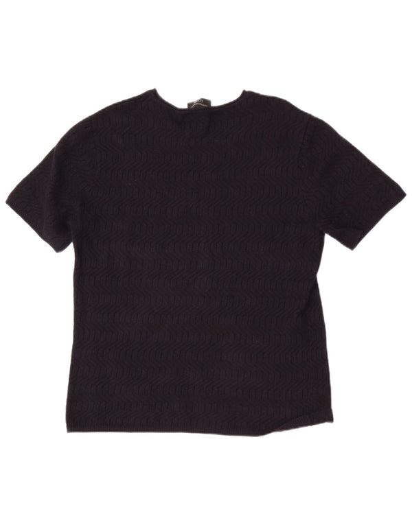 Emporio Armani Γυναικείο πουλόβερ με λαιμόκαυστο UK 14 Medium Navy Blue