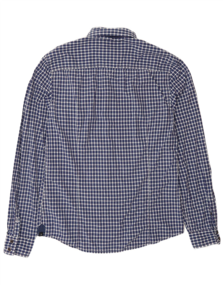Ανδρικό πουκάμισο Guess Slim Fit Medium Blue Gingham