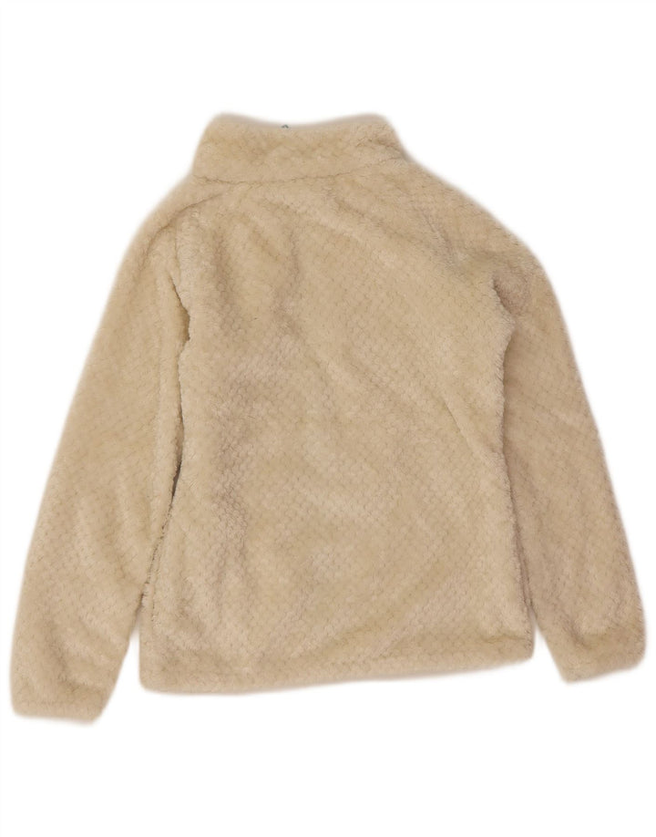Columbia Girls Fleece Jacket 14-15 ετών Larg Off White Polyester