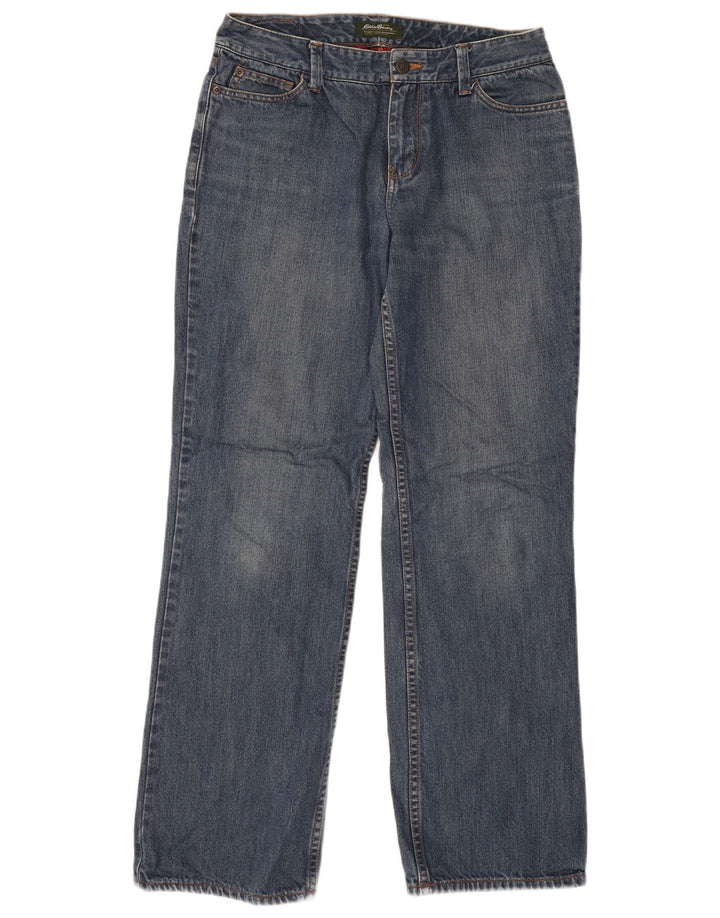 EDDIE BAUER Γυναικείο ίσιο τζιν US 6 Medium W30 L30 Μπλε βαμβακερό