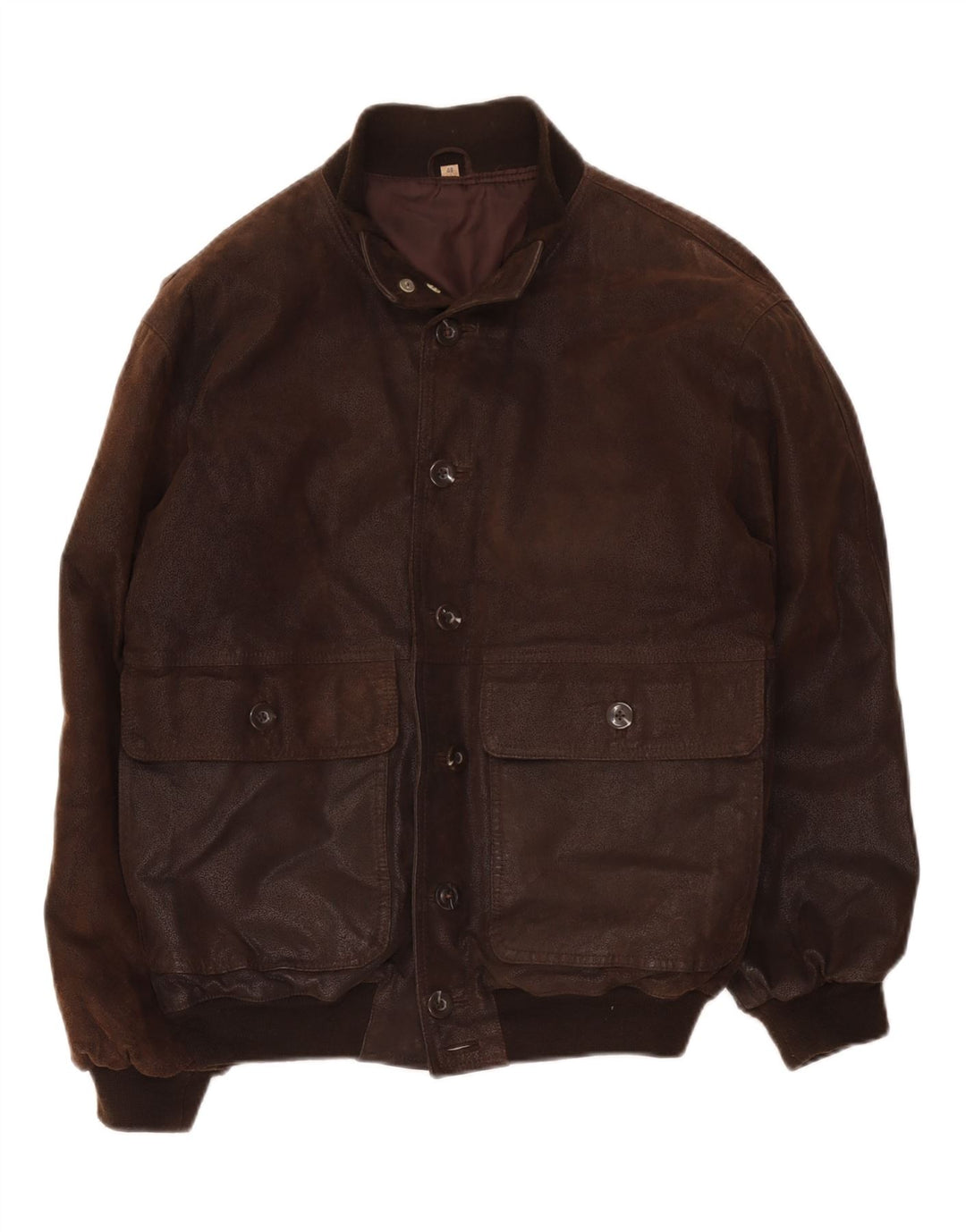 Vintage Ανδρικό Bomber Δερμάτινο Μπουφάν IT 48 Μεσαίο Καφέ