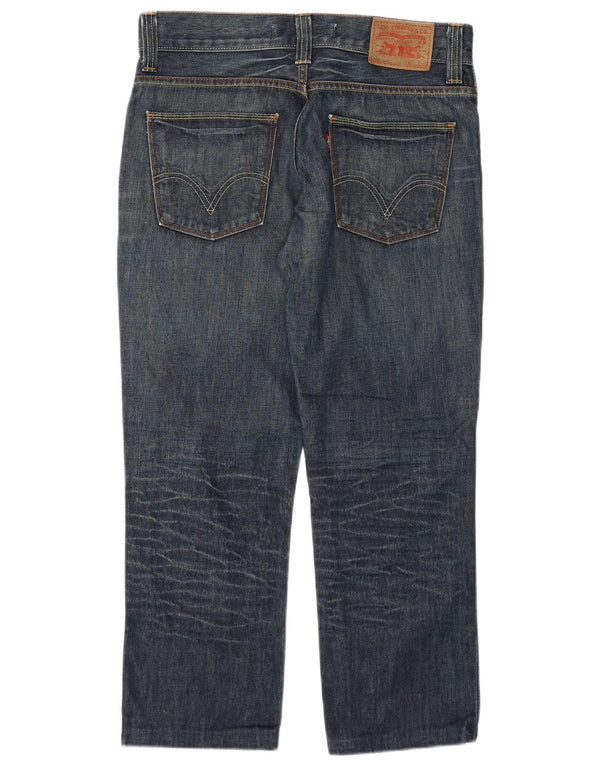 LEVI'S Mens 511 Cropped Slim Jeans W34 L25 Blue Cotton