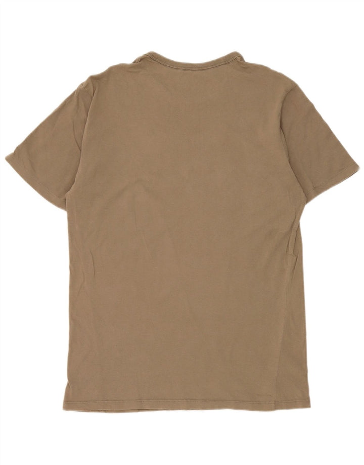 Ανδρικό γραφικό T-Shirt Champion Top Medium Khaki Cotton