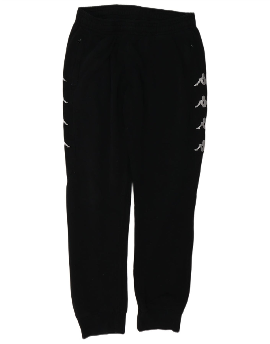 Ανδρική φόρμα γραφική KAPPA Παντελόνι Joggers XL Μαύρο Βαμβακερό