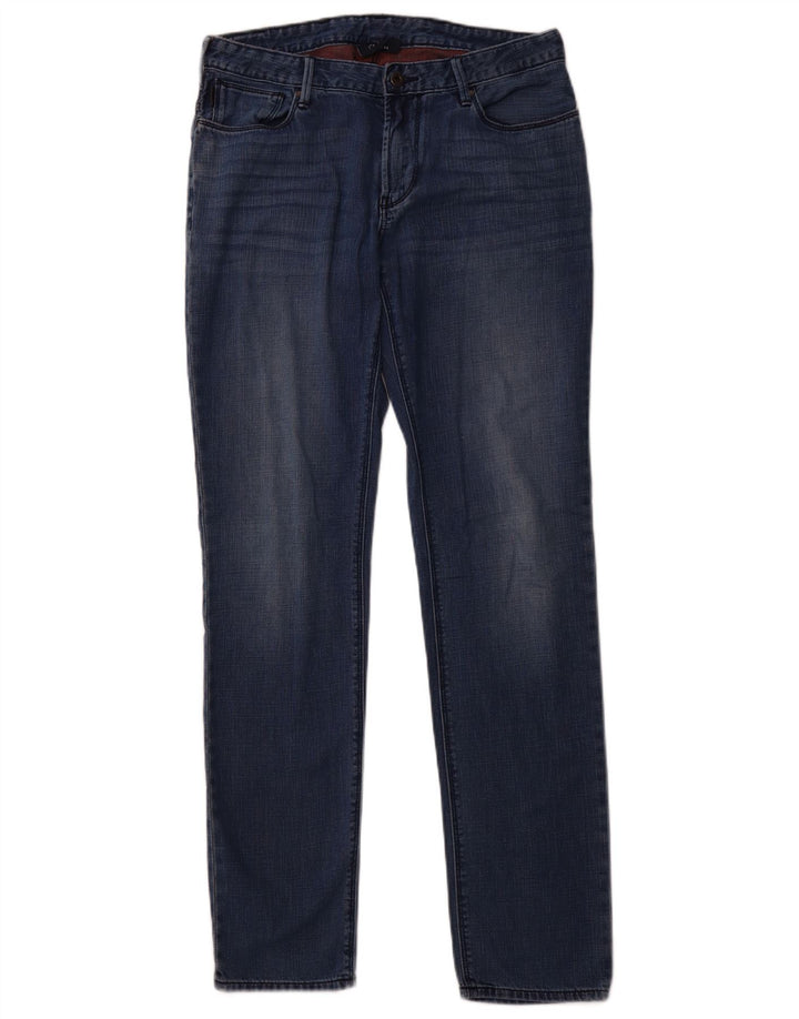 ARMANI Γυναικείο Slim Jeans W31 L34 Μπλε Βαμβακερό
