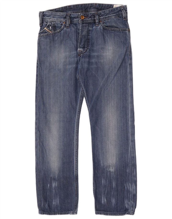 Diesel Ανδρικό Τζιν Kander Straight W31 L28 Μπλε βαμβακερό