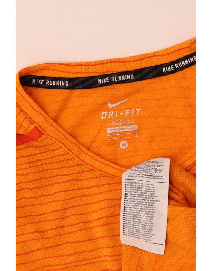 Ανδρικό T-Shirt Nike Dri Fit Τοπ μεσαίου πορτοκαλί πολυεστέρας