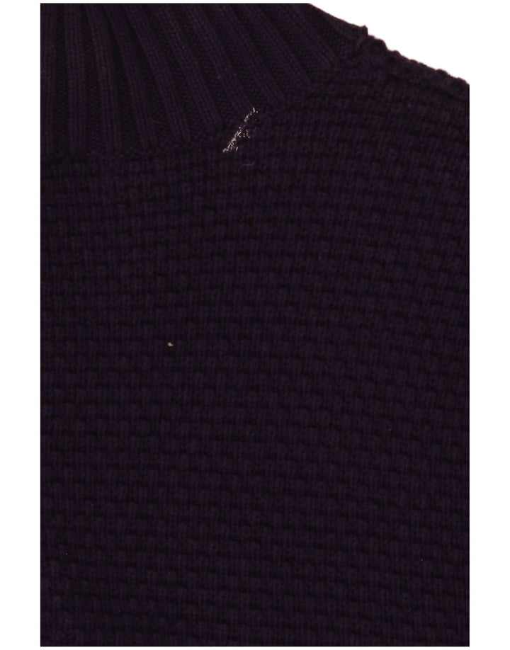 CHAPS Γυναικείο πουλόβερ ζακέτα 3/4 μανίκια UK 12 Medium Purple
