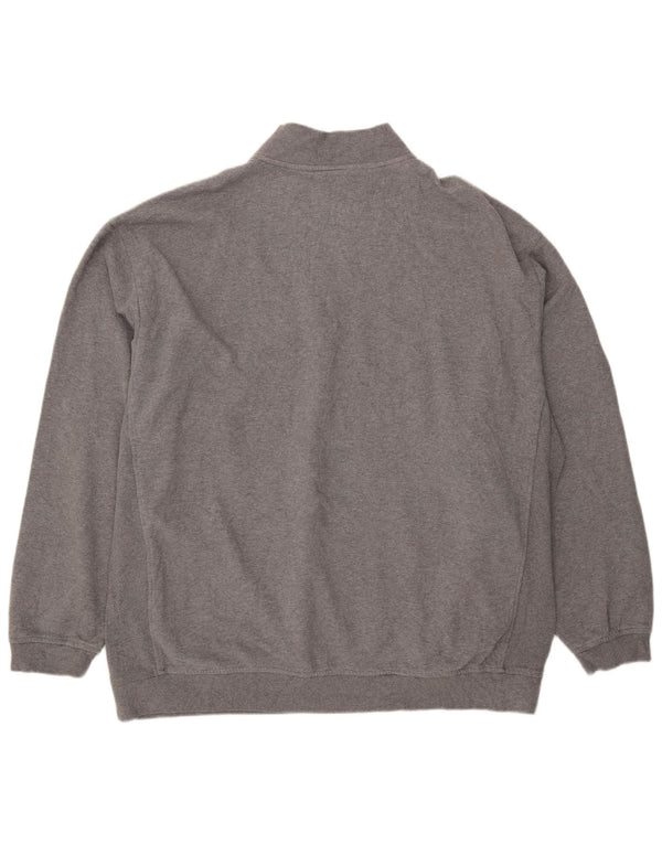 Ανδρικό φούτερ με φερμουάρ Nike Jumper 3XL Γκρι βαμβακερό