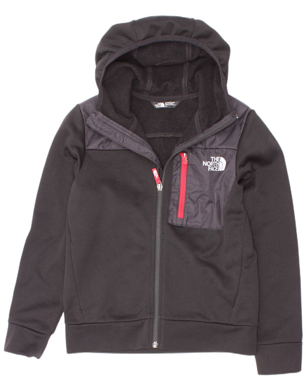 The North Face Boys Zip Hoodie πουλόβερ 9-10 ετών Medium Black Colourblock