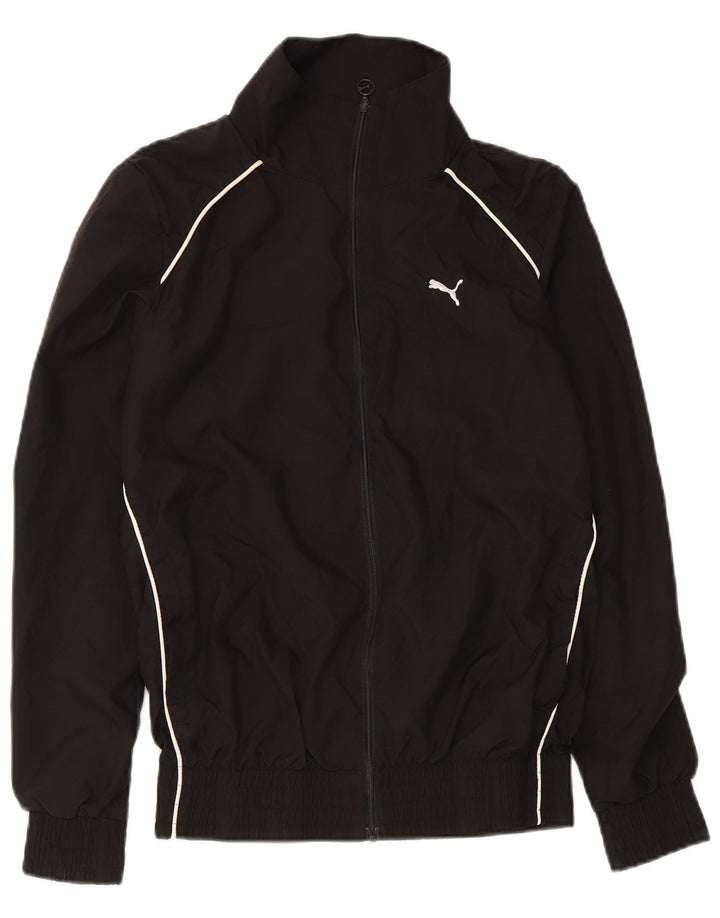 Puma Γυναικεία αθλητική φόρμα Top Jacket UK 10 Small Black Polyester