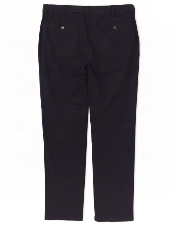 Ανδρικό παντελόνι Chino Marks & Spencer W38 L31 Navy Blue Cotton