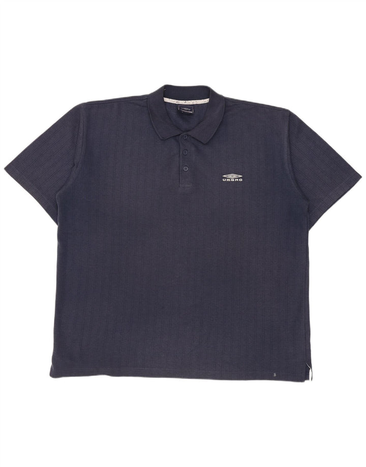 Ανδρικό μπλουζάκι πόλο UMBRO XL Navy Blue