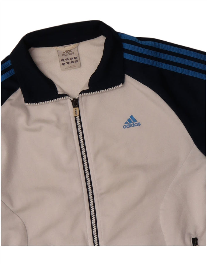 Ανδρική φόρμα ADIDAS Top Jacket UK 38/40 Medium White Colourblock