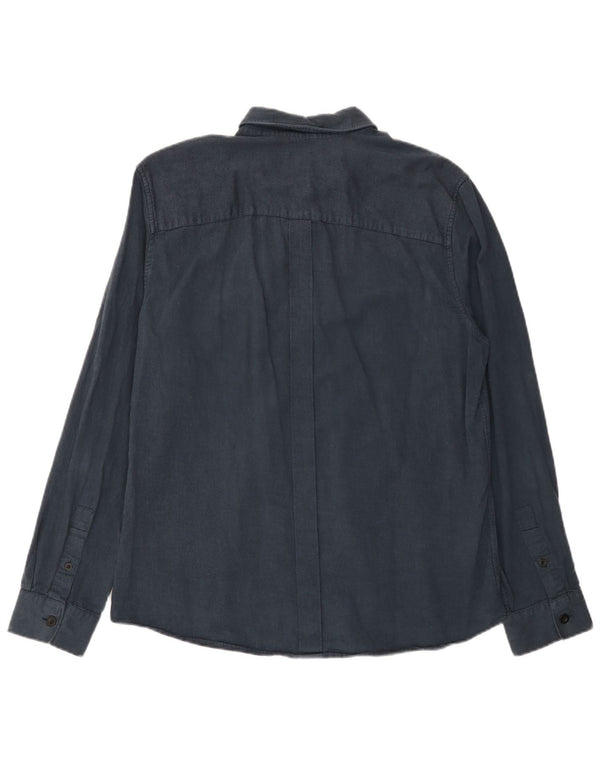 Ανδρικό πουκάμισο Gap Slim Fit Size 16 1/2 Large Navy Blue Cotton