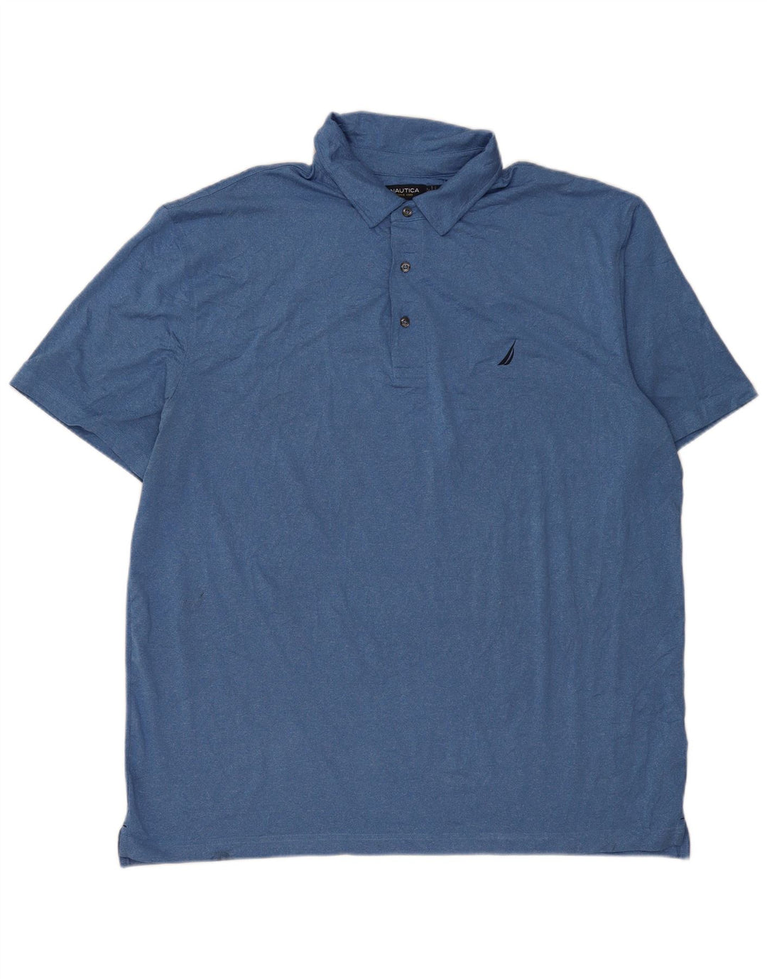 Ανδρικό πουκάμισο πόλο Nautica 2XL μπλε πολυεστέρα
