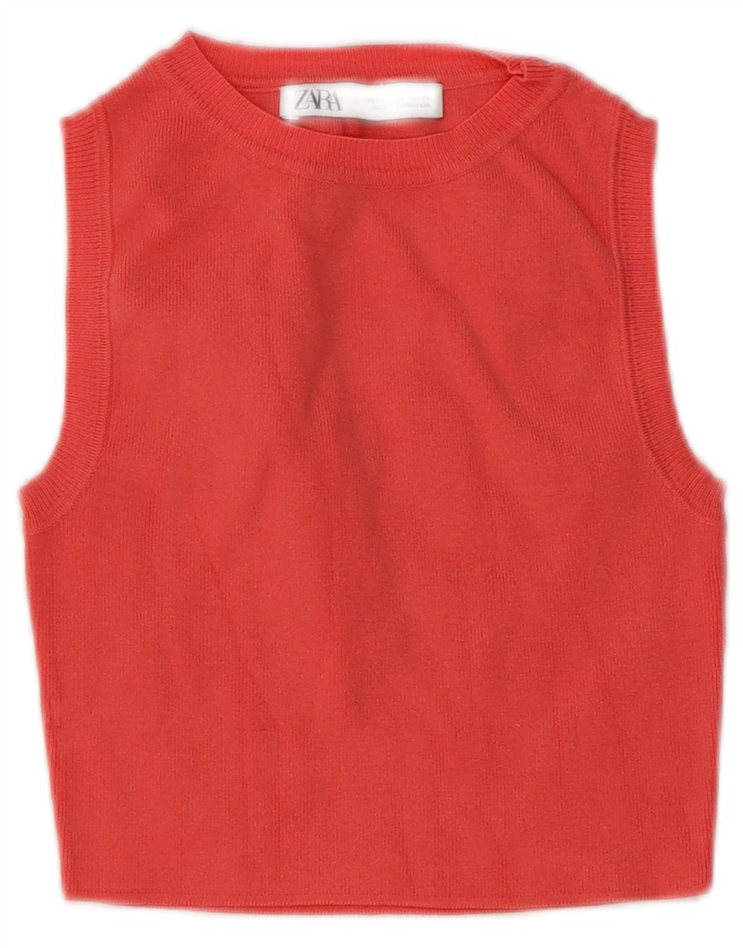 Zara Γυναικείο γιλέκο Crop Tank Top UK 8 Small Pink