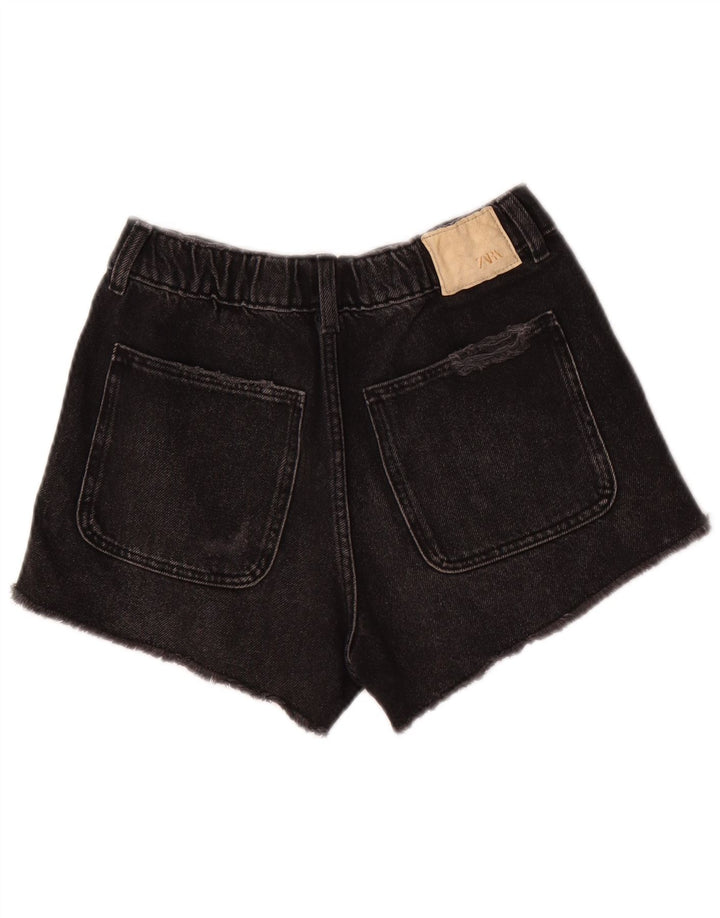 Τζιν σορτς ZARA Girls Distressed 9-10 ετών W24 Γκρι