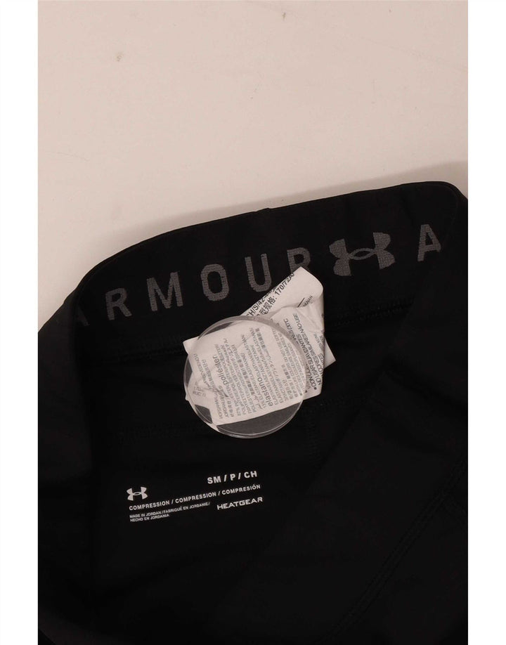 Under Armour Γυναικείο κολάν UK 10 Μικρό μαύρο γεωμετρικό πολυεστέρα