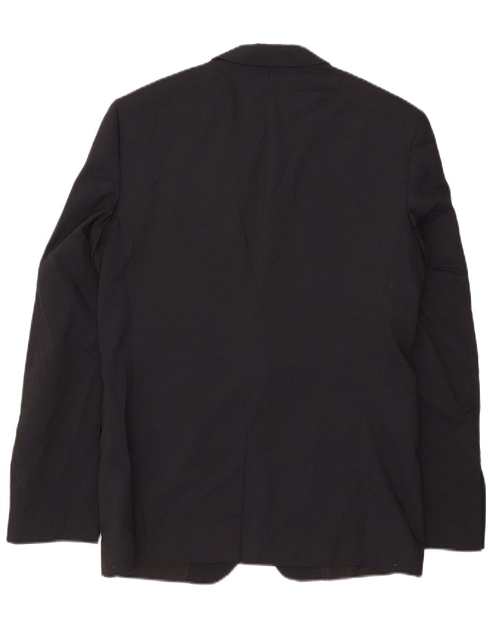 Zara Ανδρικό μπλέιζερ με 2 κουμπιά μπουφάν EU 50 Medium Navy Blue Polyester