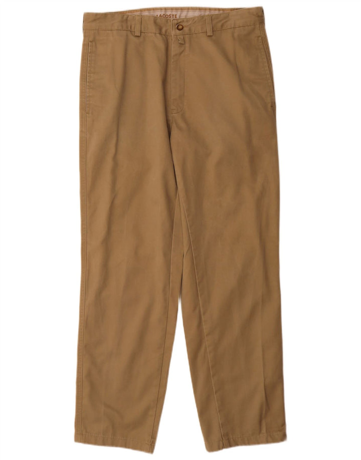 Ανδρικό ίσιο παντελόνι Chino Lacoste Μέγεθος 40 Medium W32 L30 Beige
