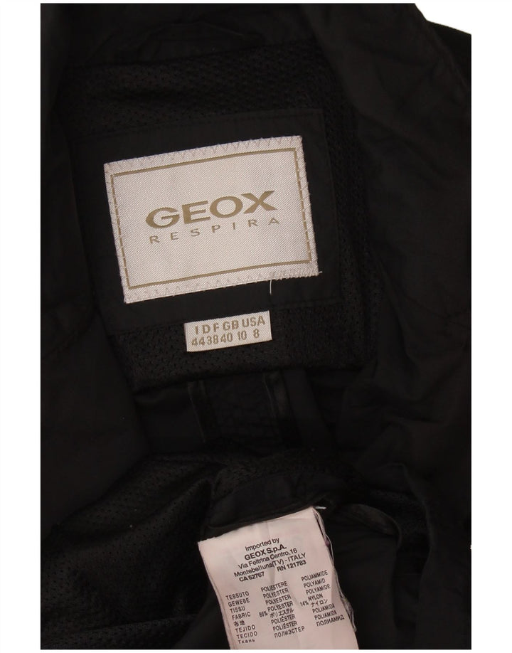 Geox Γυναικείο Utility Jacket UK 10 Small Black Polyester