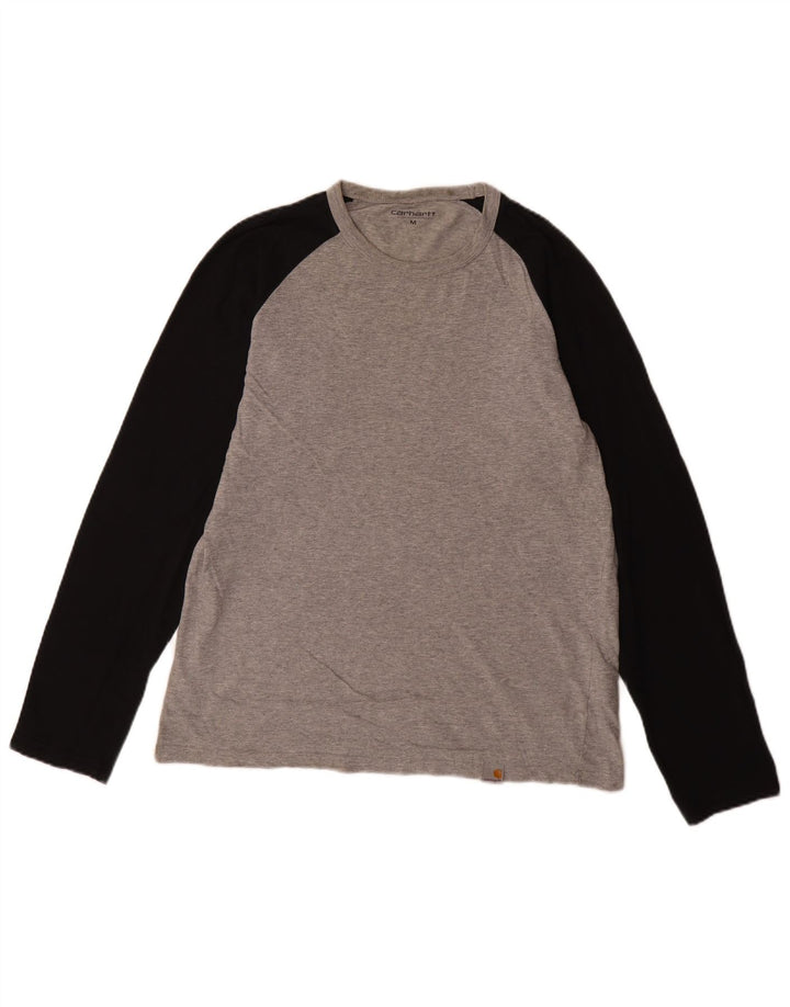 Ανδρικό μπλουζάκι Carhartt, μακρυμάνικο, μεσαίο γκρι, βαμβακερό