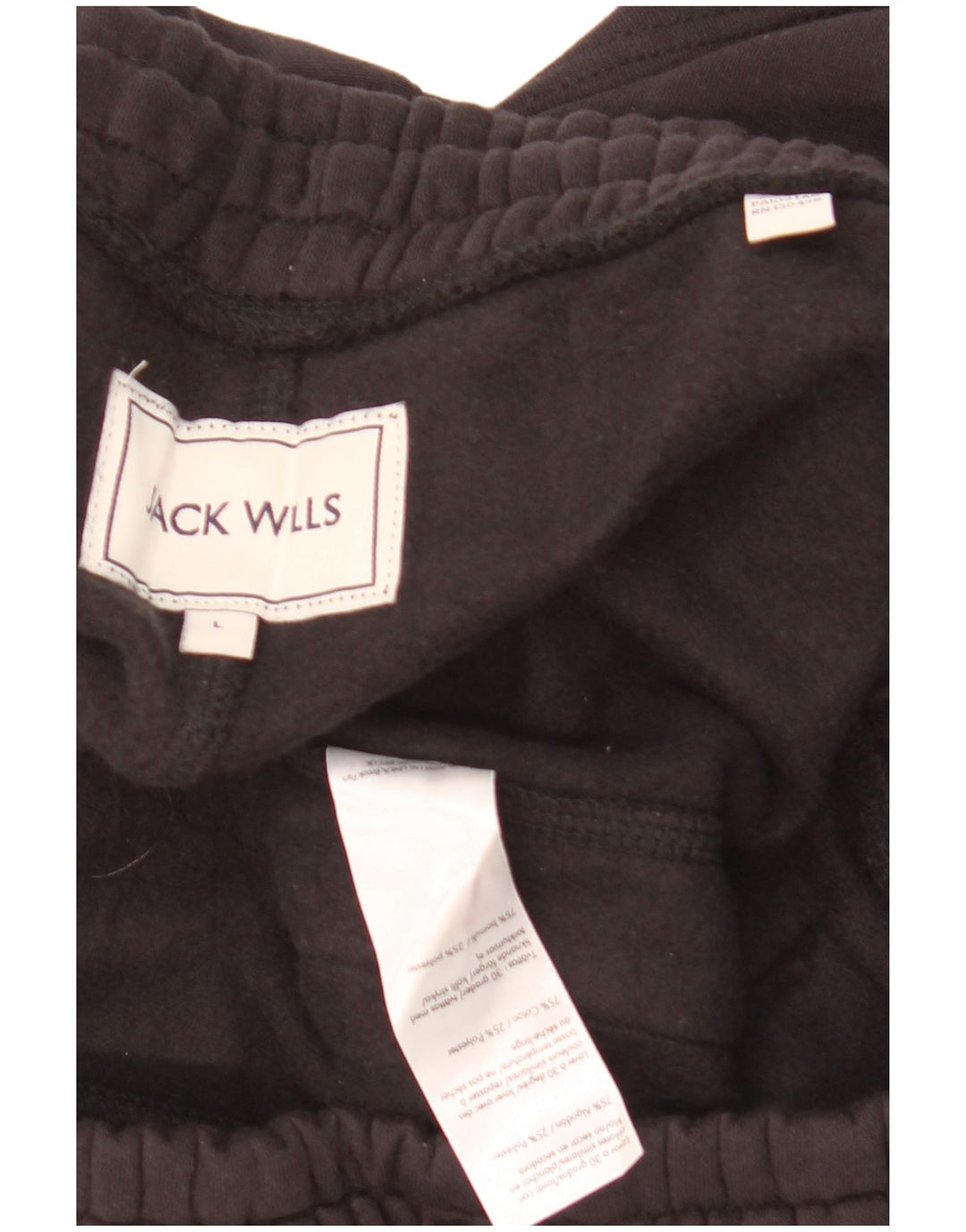 Ανδρικό αθλητικό σορτς Jack Wills μεγάλο μαύρο βαμβακερό