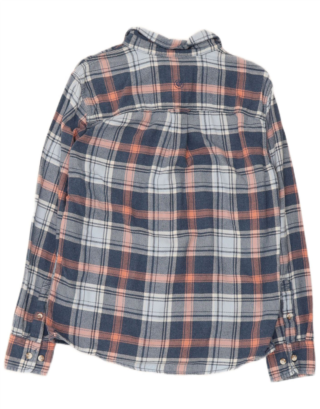 Ανδρικό φανελένιο πουκάμισο Fat Face Small Blue Check Cotton