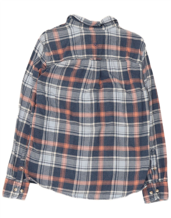 Ανδρικό φανελένιο πουκάμισο Fat Face Small Blue Check Cotton