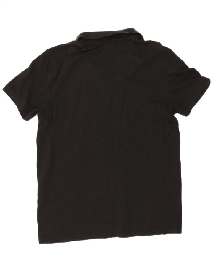 Jack & Jones Ανδρικό πουκάμισο πόλο XL Μαύρο βαμβακερό
